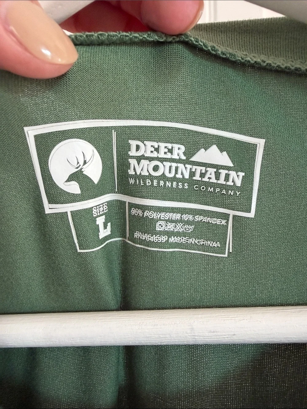 Men's Short Sleeve Crew Tee in Olive Green